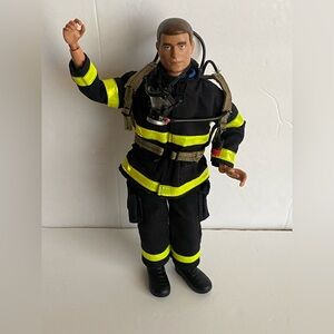 Real Hero’s FDNY Fire Zone Firefighter 12” action figure 9/11 New York City 2001